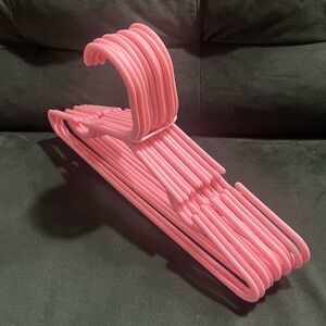 Pink Baby/Mids Plastic Clothes Hangers Set (10pc)